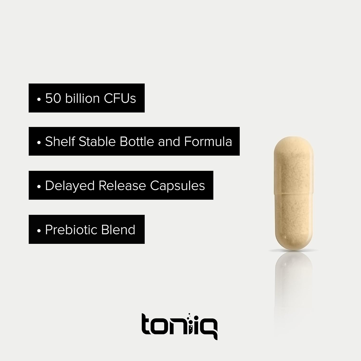 Toniiq 50 Billion CFU Lactobacillus Reuteri Probiotic