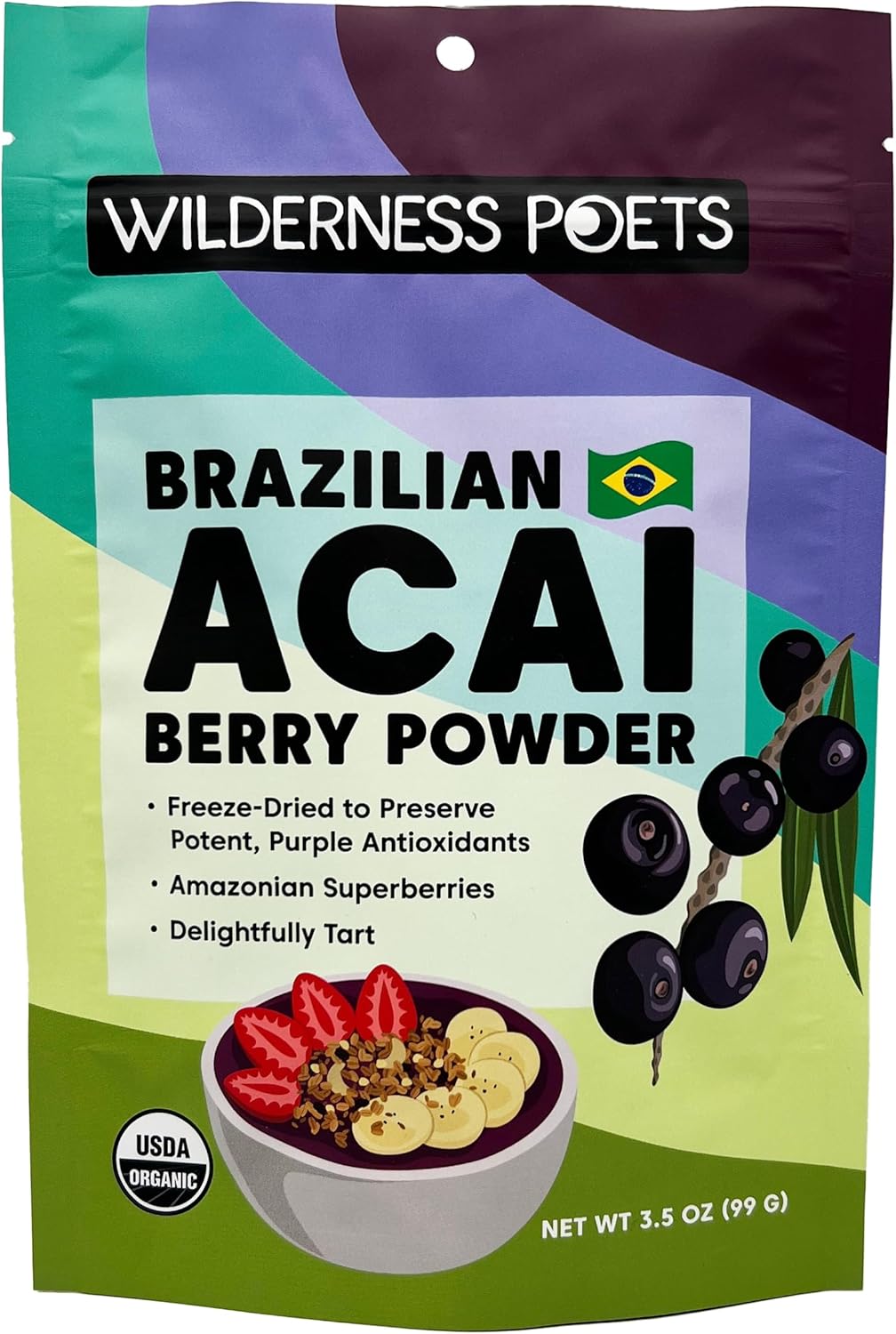 Wilderness Poets Organic Acai Powder 99g