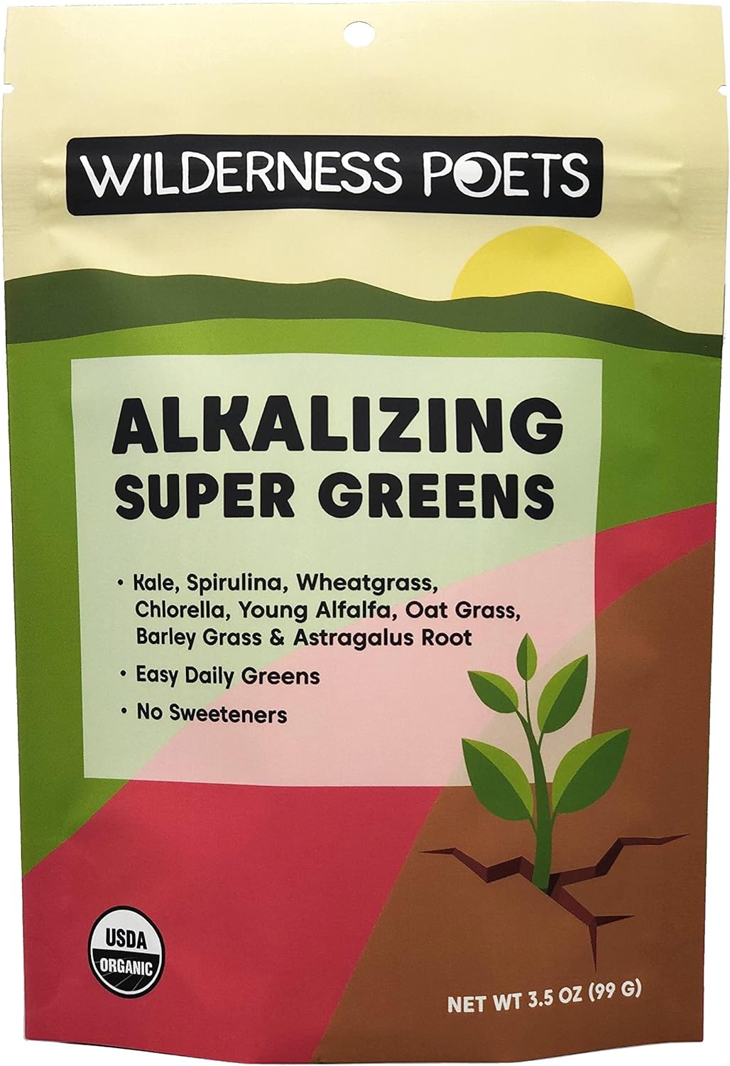 Wilderness Poets Alkalizing Super Greens 99g