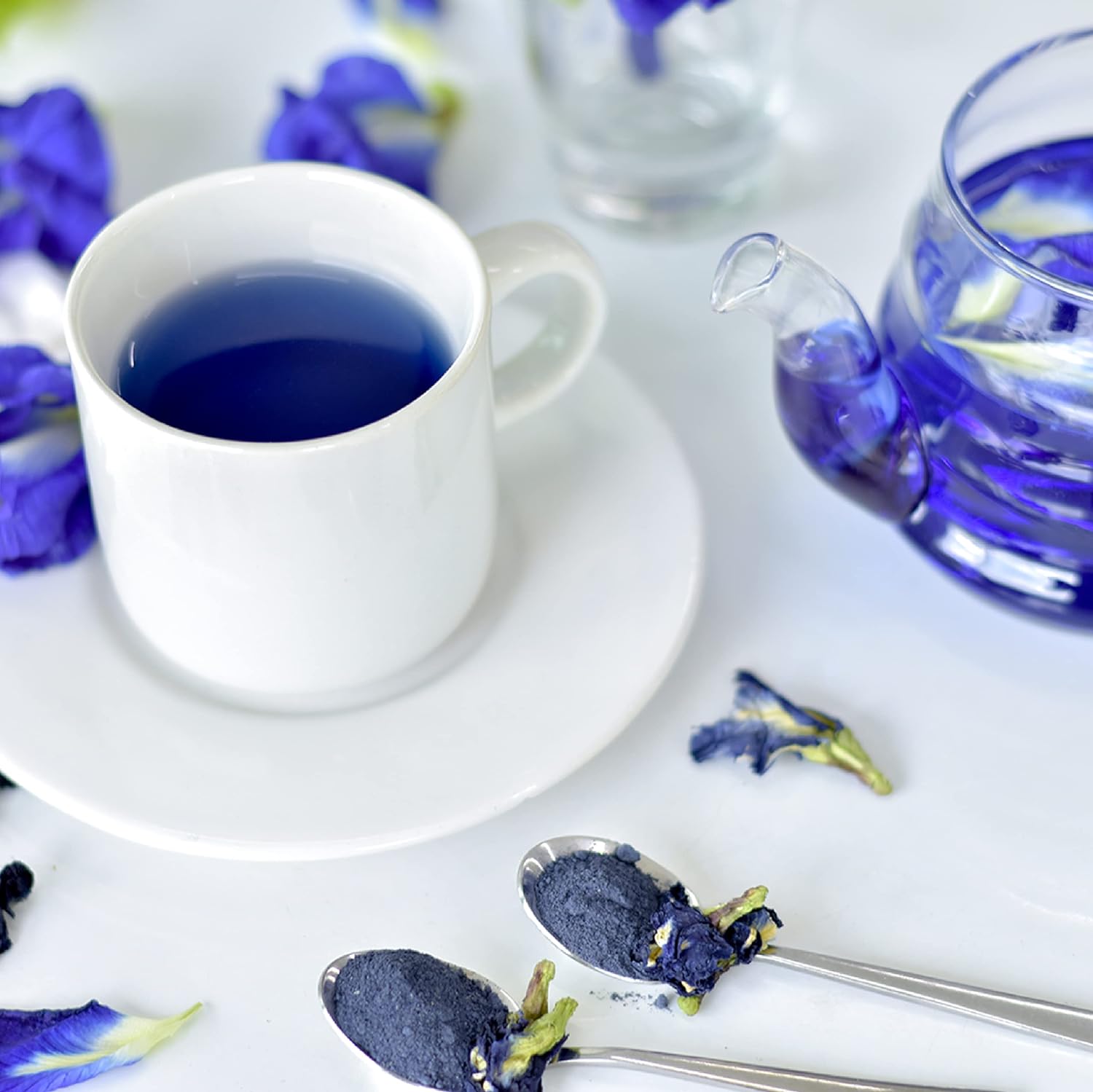 Wilderness Poets Blue Butterfly Pea Flower Powder - Blue Matcha Tea 3.5oz (99g)