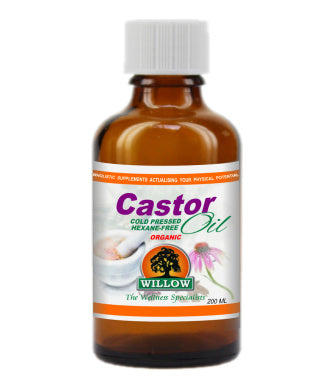Willow Organic, Cold-Pressed Castor Oil (Hexane Free) 200ml