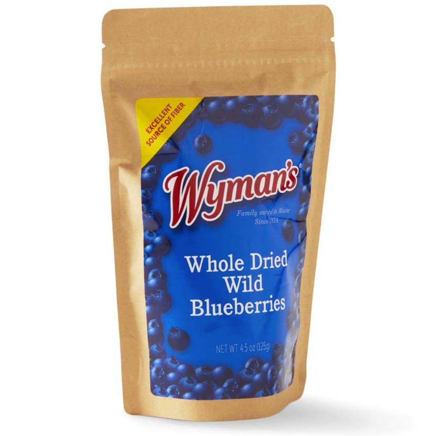 Wymans Whole Dried Wild Blueberries - 125g