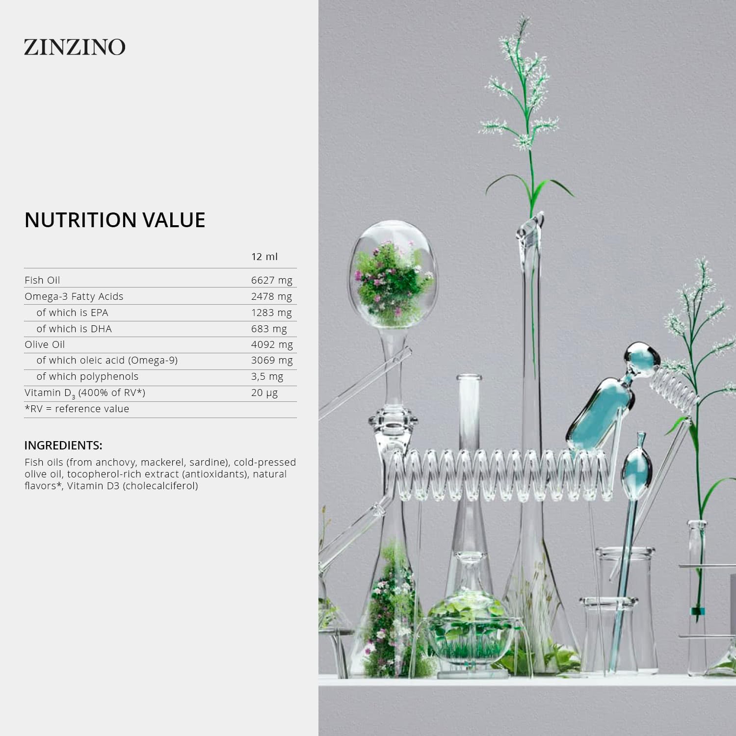 Zinzino BalanceOil+ 300ml (Grapefruit Lemon Lime)