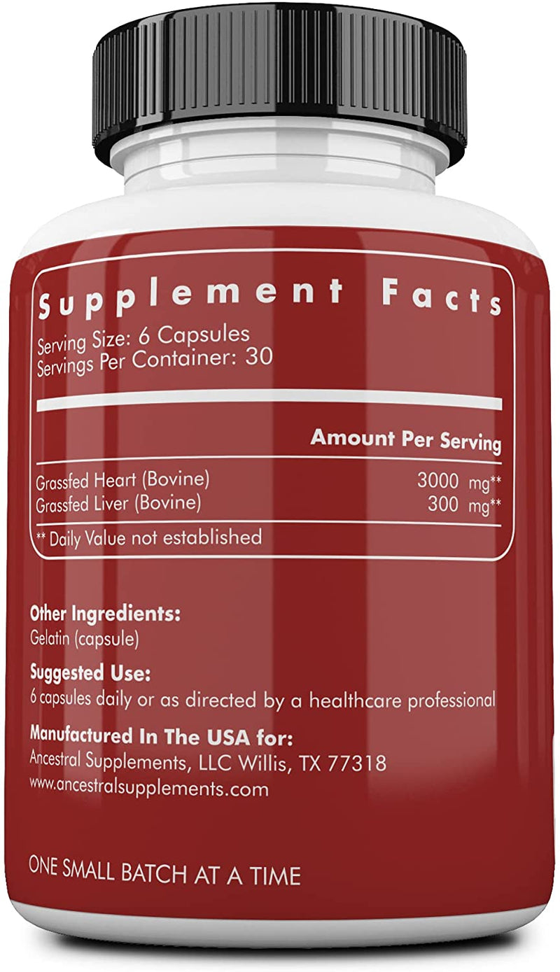 Ancestral Supplements Grassfed Beef Heart