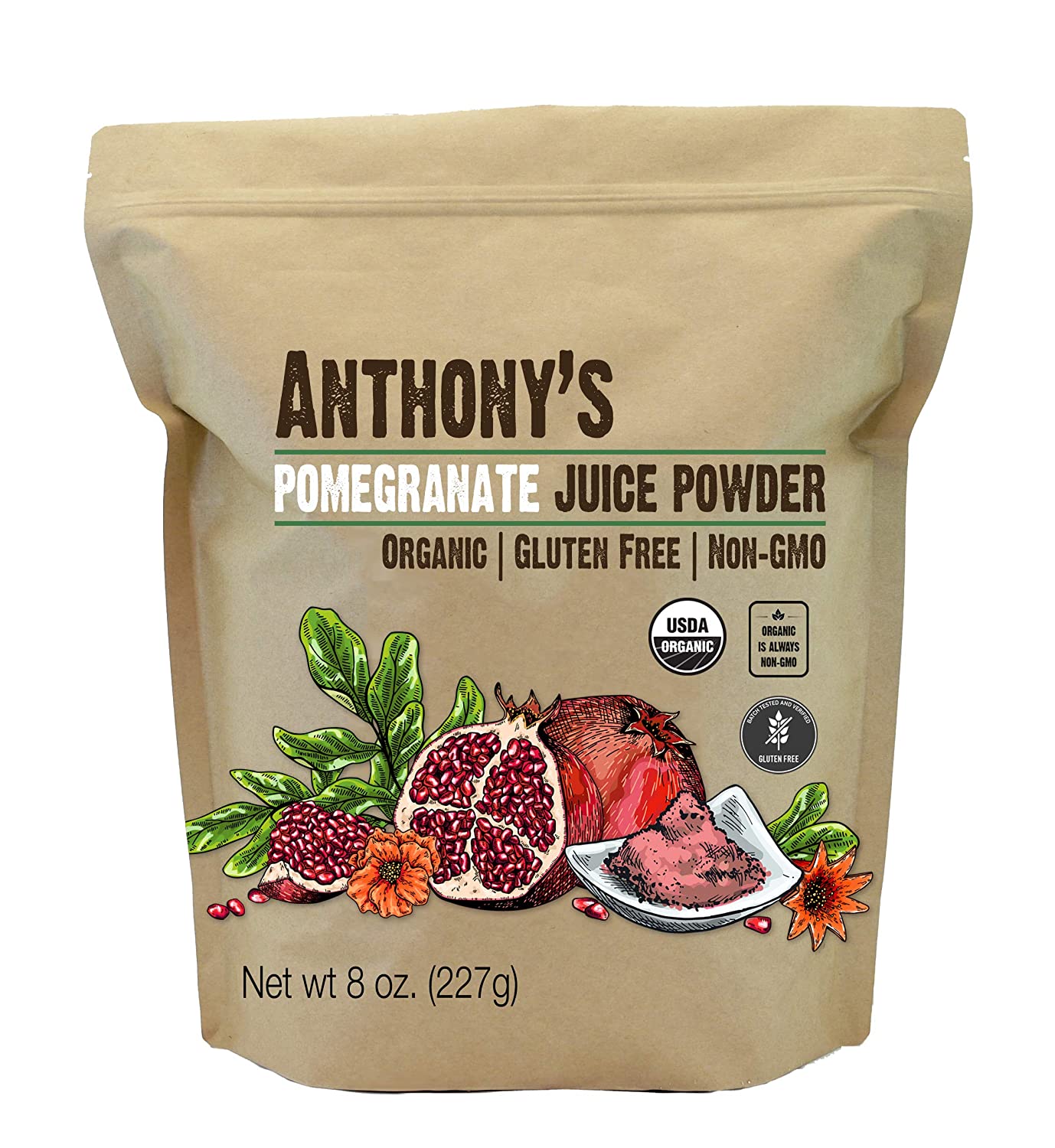 Anthony's Goods Organic Pomegranate Juice Powder 227g