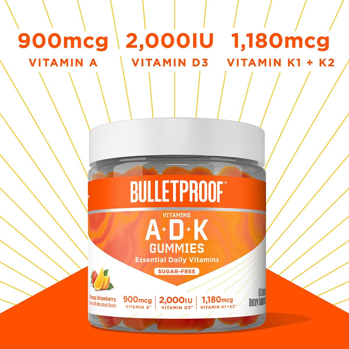 Bulletproof Vitamins A-D-K Gummies 60ct