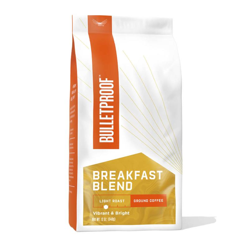 Bulletproof Coffee Breakfast Blend Light Roast Ground - 12 oz.