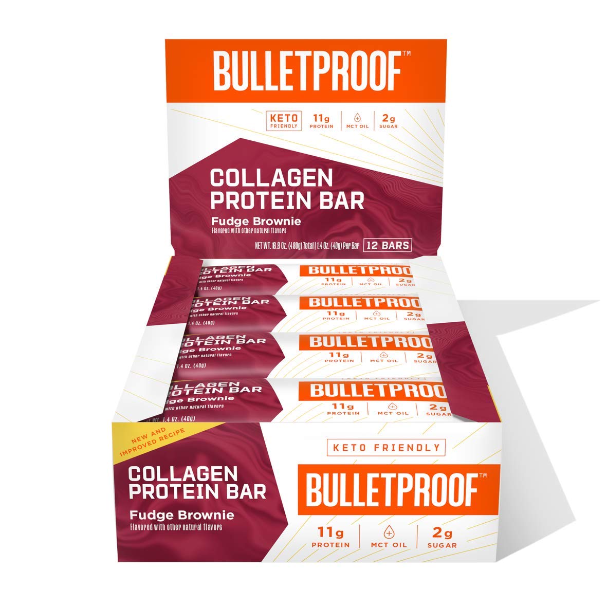 Bulletproof Collagen Protein Bar - Fudge Brownie