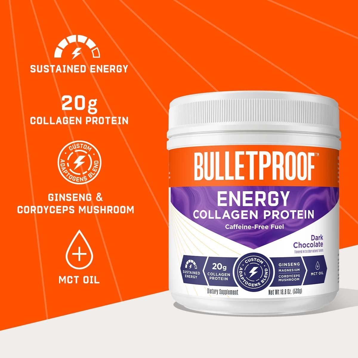 Bulletproof Energy Collagen Protein 530g