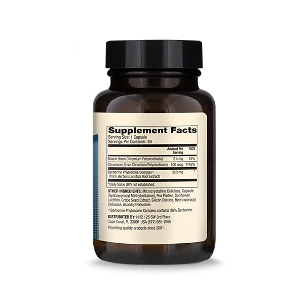 Dr Mercola Biothin Berberine with Chromium 30C (30 Day Supply)