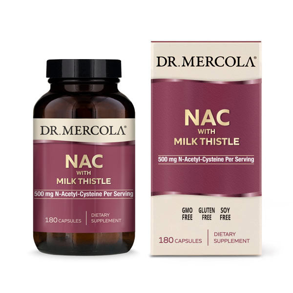 Dr Mercola NAC with Milk Thistle 180C (90 Day Supply)