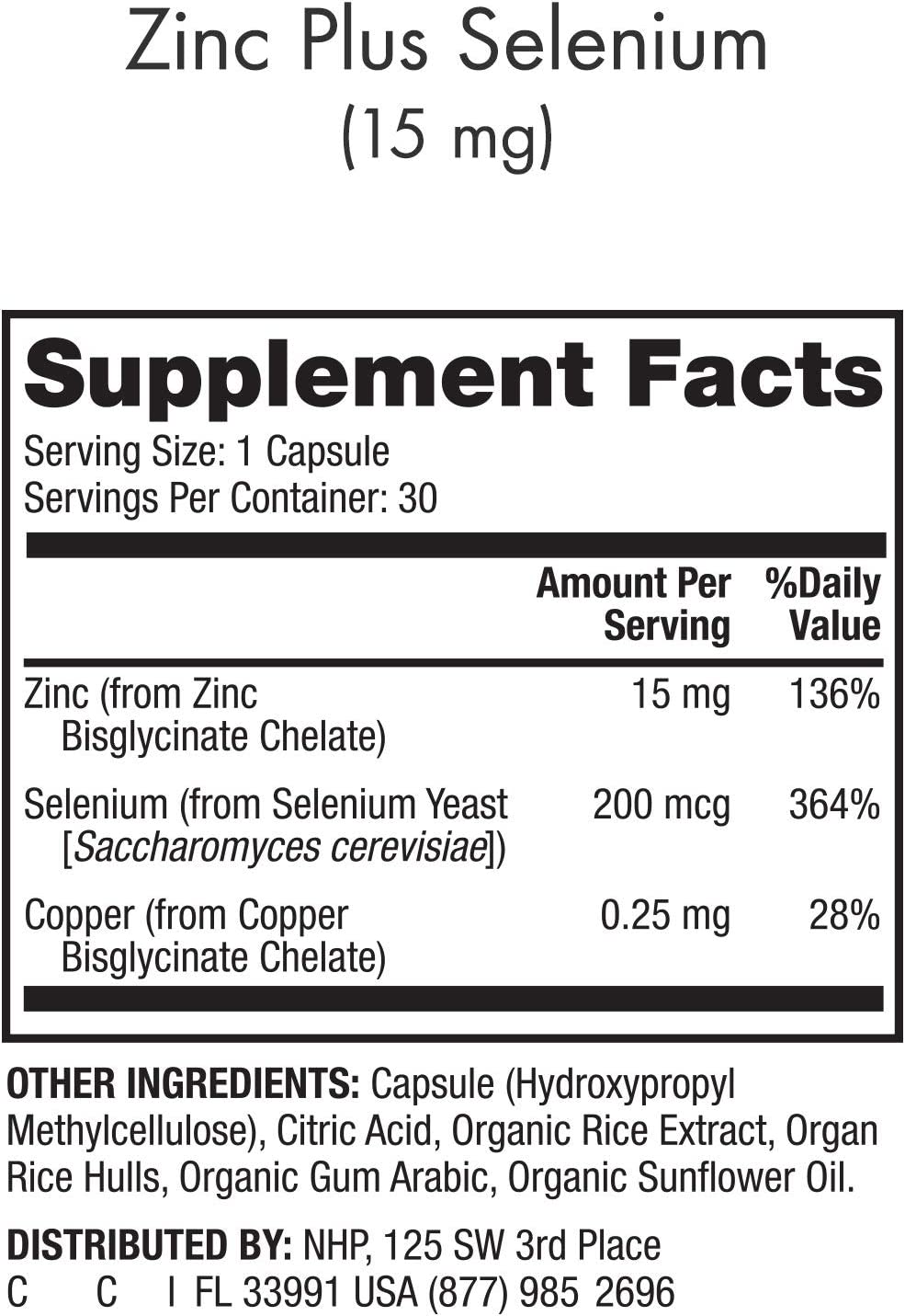 Dr Mercola Zinc Plus Selenium - 30 Day Supply