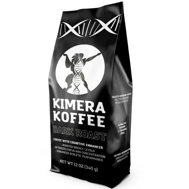 Kimera Koffee Dark Blend Organic Ground 12 oz