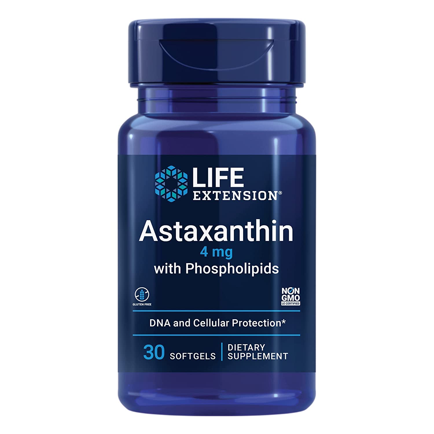 Life Extension Astaxanthin with Phospholipids 4mg 30C