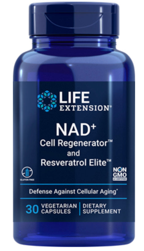 Life Extension NAD+ Cell Regenerator™ and Resveratrol Elite™