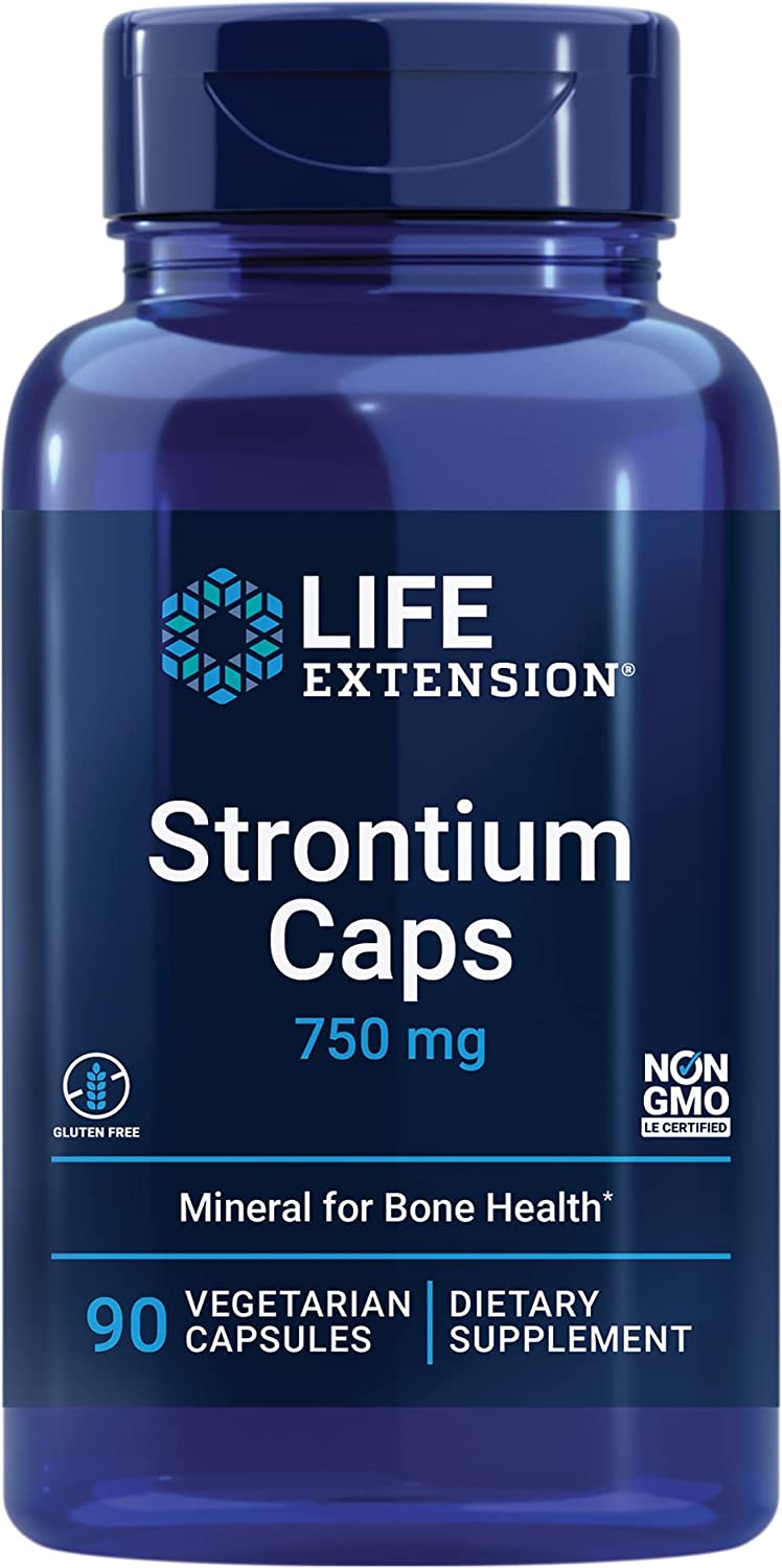 Life Extension Strontium Caps 750mg 90C
