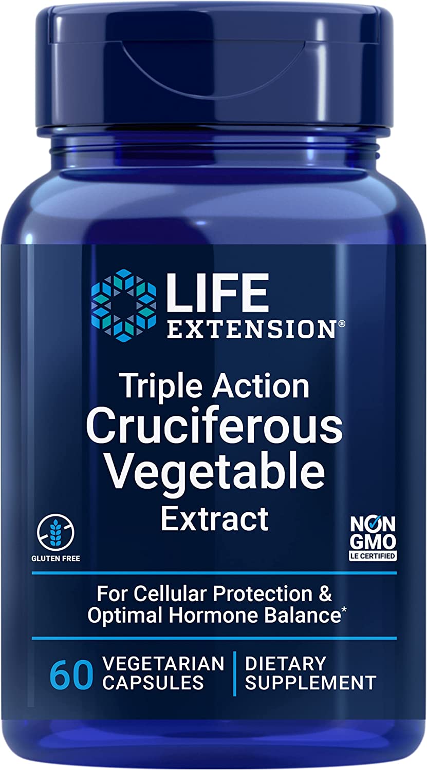 Life Extension Triple Action Cruciferous Vegetables Extract 60C