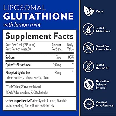 Quicksilver Scientific Liposomal Glutathione
