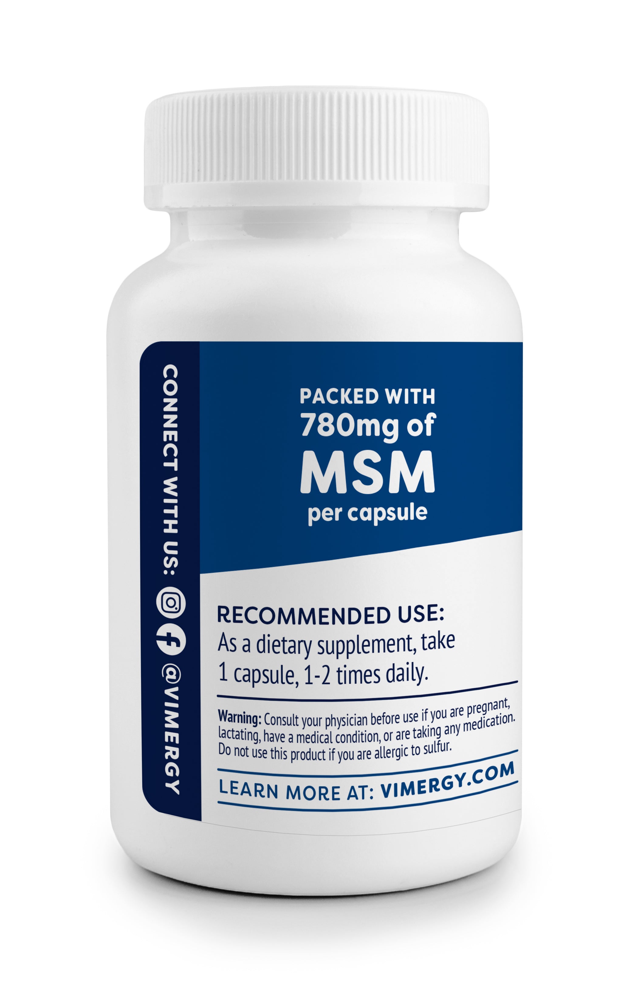 Vimergy MSM with Silica + Calcium