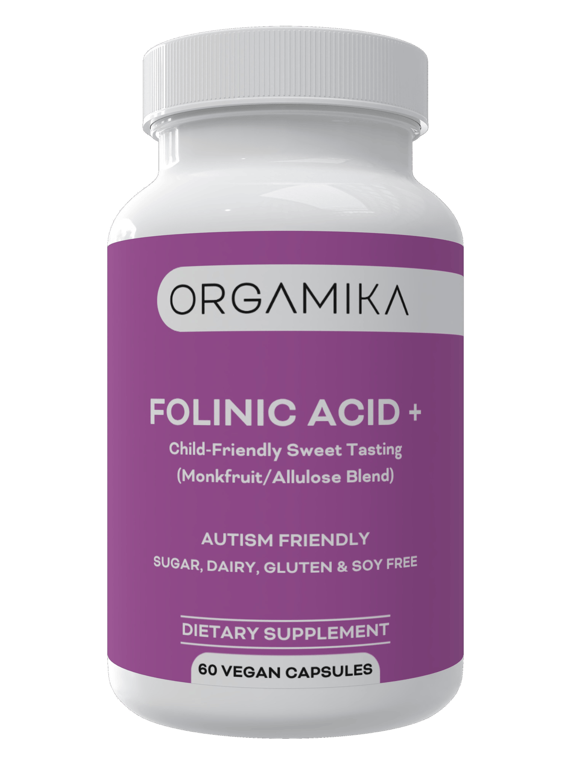 ORGAMIKA Folinic Acid+, 60 vegan capsules